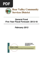 BVCSD Statler Report Final BVCSD Five Year Fiscal Forecast 2-11-13-1