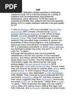 Biology Project on Ivf And more