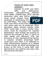 A Comparison of SCNT and Reprogramming