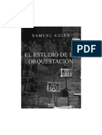 Samuel Adler - El Estudio de La Orquestación (3 Ed. - Español)