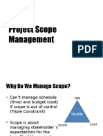 Project Scope Management Revised 1