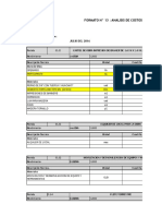 Analisis de Costos Unitarios