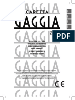 Gaggia Carezza Deluxe User Manual