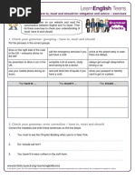 Gs Must Have To Should - Exercises 2 PDF