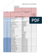 Tabulacion Autoreporte