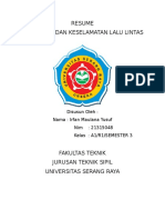 Resume Lalu Lintas 1