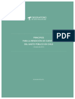 Principios para La Rendición de Cuentas Del Gasto Público en Chile 2016 PDF