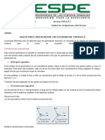 Pasos para Sincronizar Un Alternador Trifásico