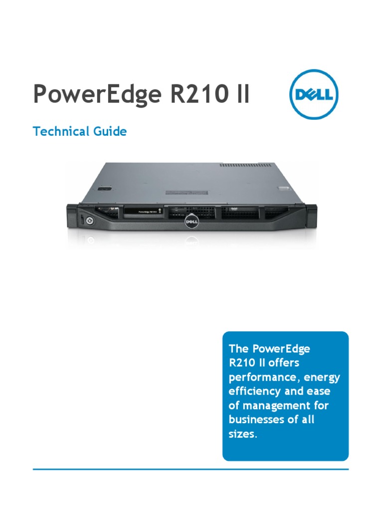 Poweredge r210 II Technical Guide PDF | PDF | Bios | Computer Hardware