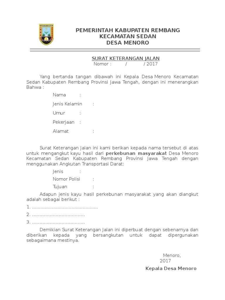 Contoh Surat Keterangan Yatim Dari Kepala Desa