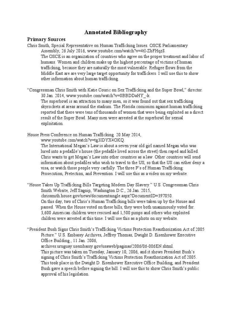 Annotated bibliography example human trafficking 08 picture
