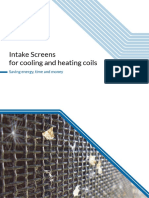 Intake Screens For Cooling and Heating Coils: Durham