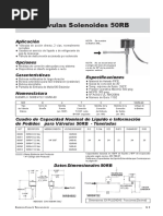  Válvulas Solenoides para sistemas refrigeración