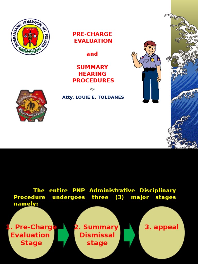 PNP Disciplinary Process Guide | PDF | Social Science | Law