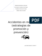 Accidentes en Motos (Promoción y Prevención)