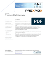 Proxmox Mail Gateway 4.1 Datasheet