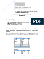 Evaluación Licencias Software APN 2009