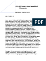 Kitab Jawahirul Khamsi Atau Jawahirul Khamsah