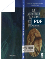 La Anestesia para El Cirujano Dentista - Otero PDF