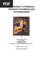 Introduction to Flamenco Rhythmic Foundation and Accompaniment