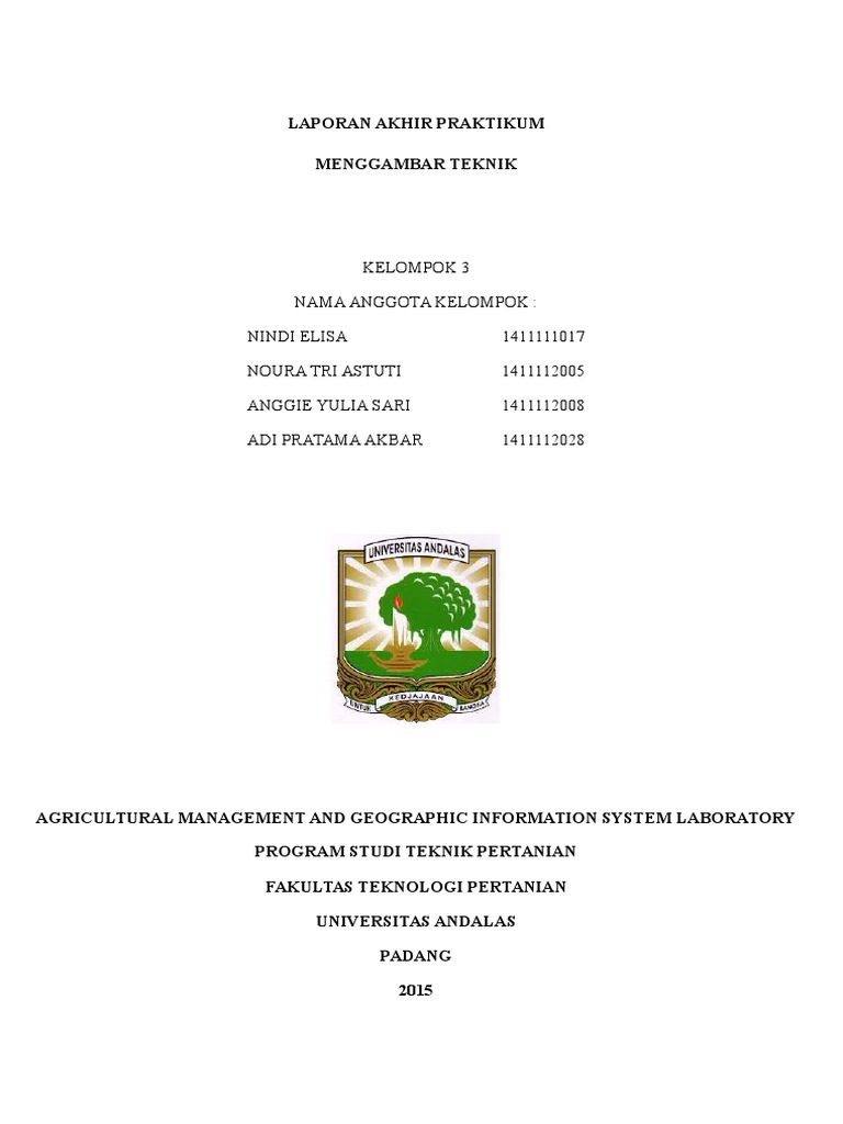 Laporan Akhir Menggambar Teknik Gartek