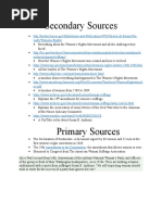Secondary and Primary Sources 2