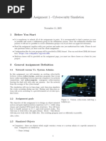 SPL 161 Assignment 1 - Cybersecurity Simulation: 1 Before You Start