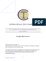 ITC Guidelines - Translating and Adapting Tests - V2 3