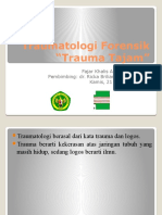 Traumatologi