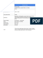 List of Usual 2G Parameters