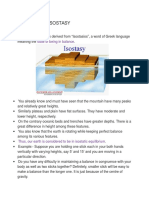 Concept of Isostasy