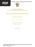 Download DISSERTATION ON HEALING ARCHITECTURE IN HOSPITAL DESIGN by Dipesh Anand SN336979842 doc pdf