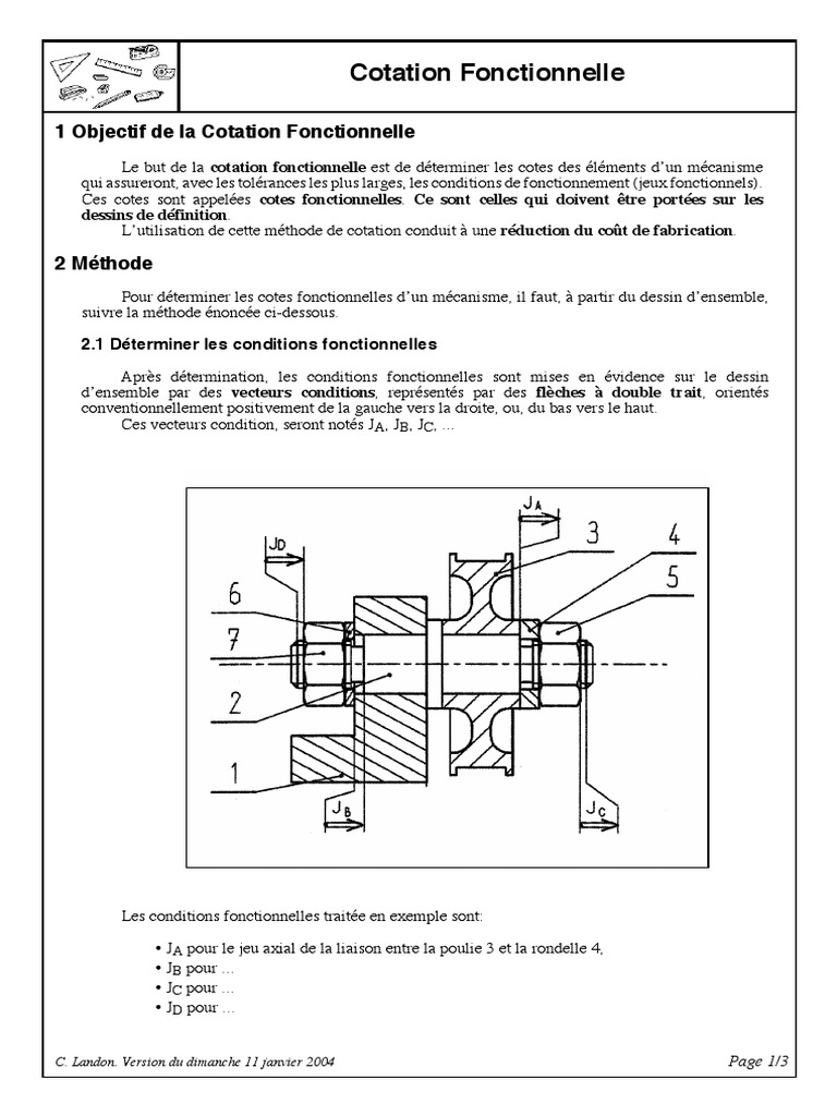 Cotation Fonctionnelle Simplifiée | PDF | Théorie des graphes ...