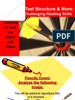 Improving Challenging Reading Skills: Targeting Text Structure & More