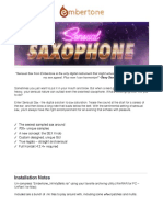 Sensual Saxophone Manual PDF