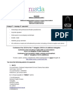 TSE NISDA Delegate Invoice