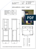 Podizna Platforma - Ruksak