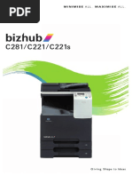 Bizhub c281 c221 c221s Catalog en