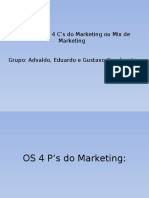 OS 4 P's Do Marketing Ou Marketing Mix