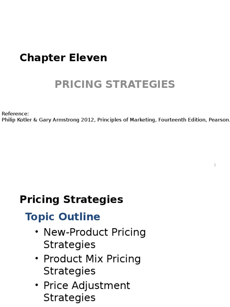 Effective Pricing Strategies Explained | PDF | Price Discrimination ...