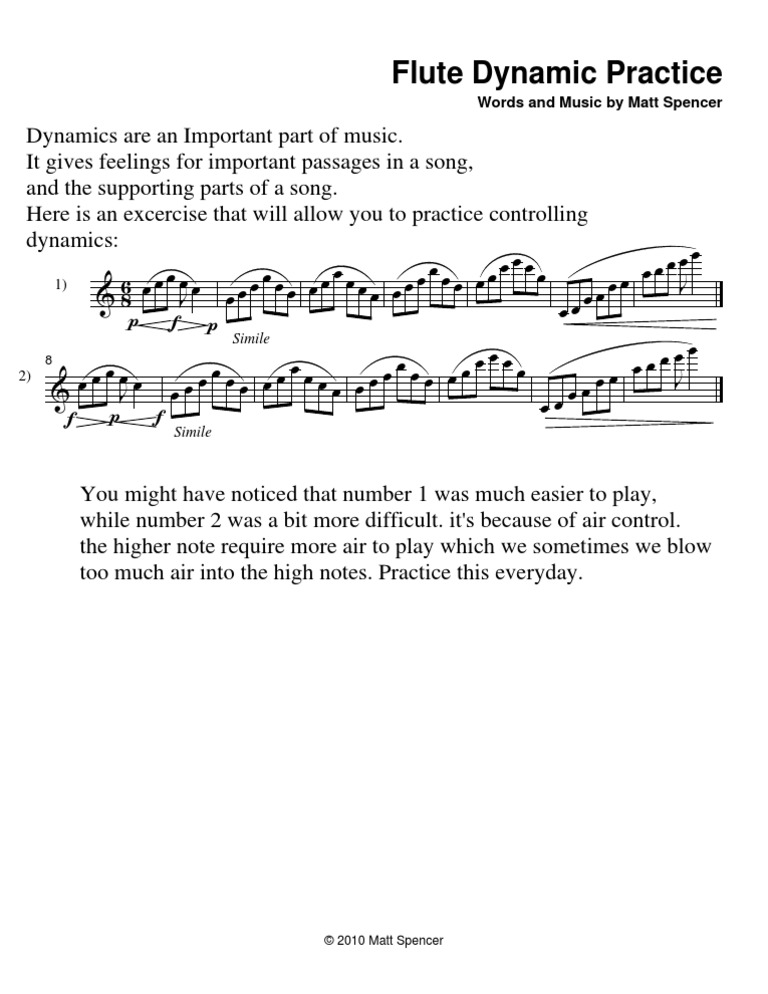 Flute Dynamics PDF