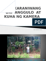 Mga Karaniwang Uri Anggulo at Kuha NG Kamera