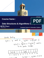 Course Name: Data Structures & Algorithms Design: BITS Pilani