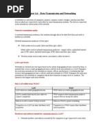 Chapter 1.6 - Data Transmission and Networking (Cambridge AL 9691)