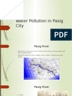 Water Pollution in Pasig City
