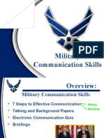 Military Communication Skills