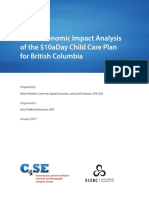 ECEBC Report - Socio-Economic Impact Analysis of the $10aDay Child Care Plan for British Columbia