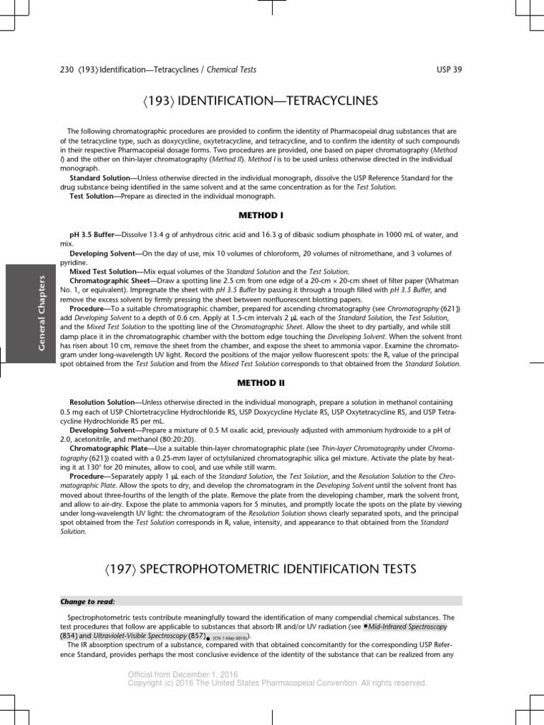 Usp 197 PDF UltravioletVisible Spectroscopy Chromatography