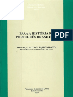 Para a História Do Português Brasileiro v 