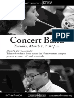 Concert Band: Tuesday, March 1, 7:30 P.M